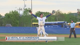 Horseheads baseball wins fifth-straight Section IV title, Waverly earns Class A crown