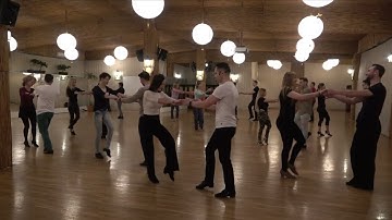 Intermediate Bachata Tutorial Video | Intermediate Combination by Loga Dance School (11 Feb 2022)