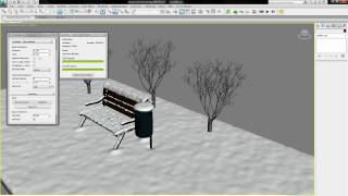 SnowFlow bench scene howto part1(, 2010-01-28T22:42:40.000Z)