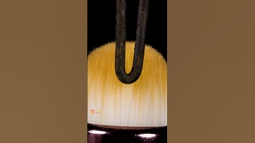 Melting а Brush With а Pyrography Pen #satisfying #asmr #macro #closeup