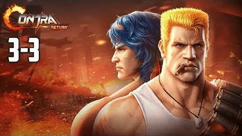 Garena Contra: Return Level 3-3 Battleship Invasion Android Gameplay | Garena Contra Walkthrough