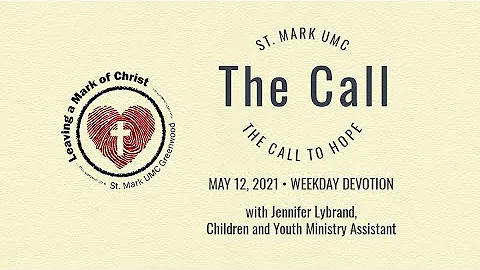 5 12 21 The Call to Hope with Jennifer Lybrand