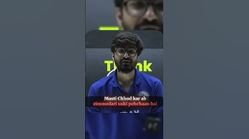 Masti chhod Kar Ab Serious Ho gya #shortsfeed #shorts #physicswallah #udaanedits #viralshorts