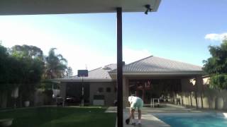 Smashing a Window Trying to do a Trick Shot LOL HD
