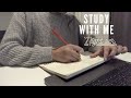 Study with me   no music real time study asmr