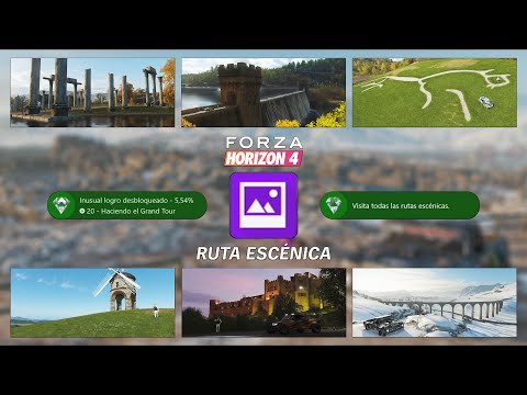 Todas las 12 Rutas Escénicas (Logro: Haciendo el Gran Tour) | Forza Horizon 4