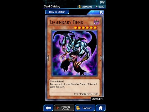 legendary fiend yugioh card Yu-Gi-Oh! - Lesser (LOD-003) - Legacy of Darkness - 1st Edition As long as this monster remains face Fiend's Sanctuary