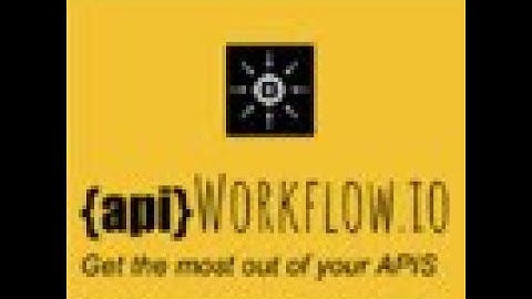 Quick Demo of apiWorkflow.io