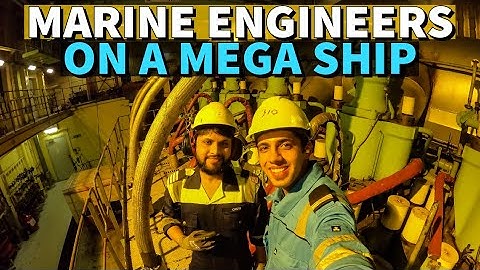 A Day In The Life Of MARINE ENGINEERS On A Mega Ship
