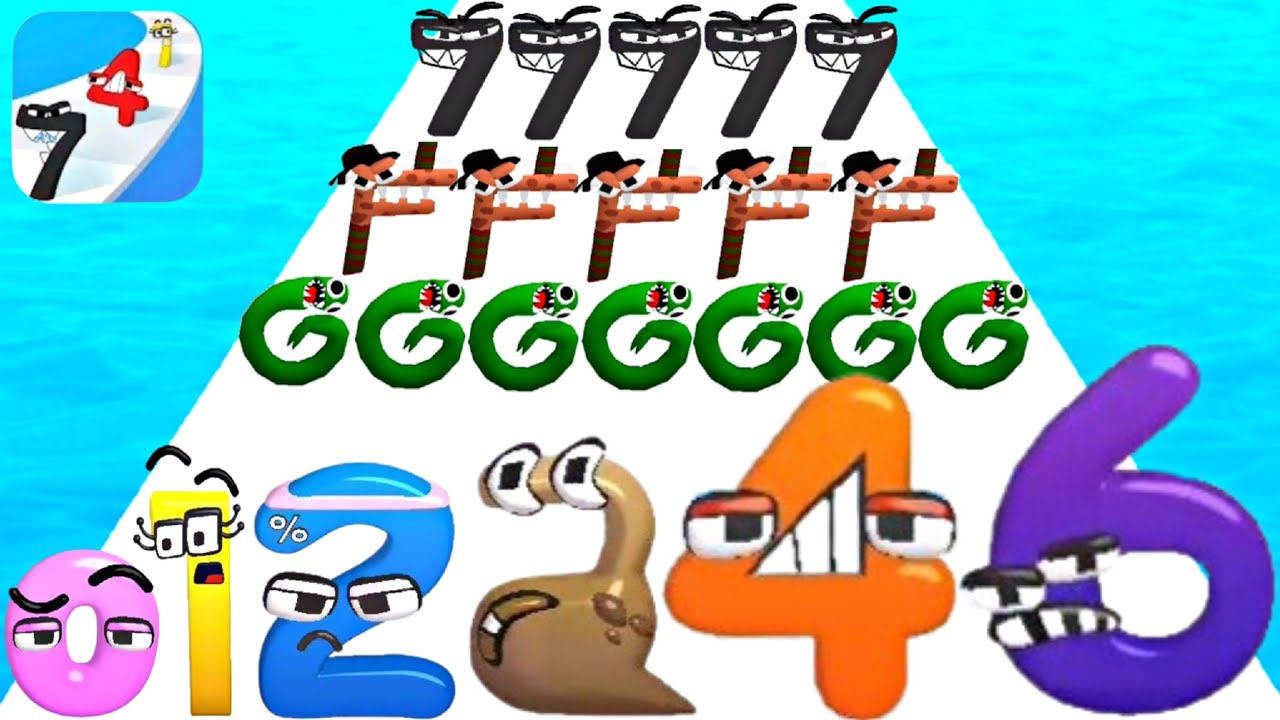 Number Master: Merge Number Run - Gameplay Walkthrough Android iOS