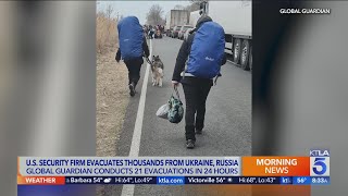 U S Security Firm Global Guardian Evacuates Thousands from Ukraine Russia
