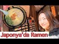Japonya'da Ramen. Fukuoka'da İchiran Ramen.