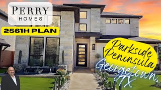 Exclusive Tour of Perry Homes 2561H Model in Parkside Peninsula | Georgetown Texas