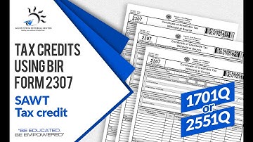 Tax Credits using BIR Form 2307 😊