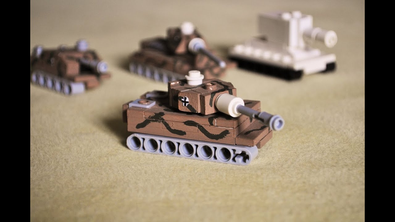 Lego WW2 mini TIGER 1 instructions 