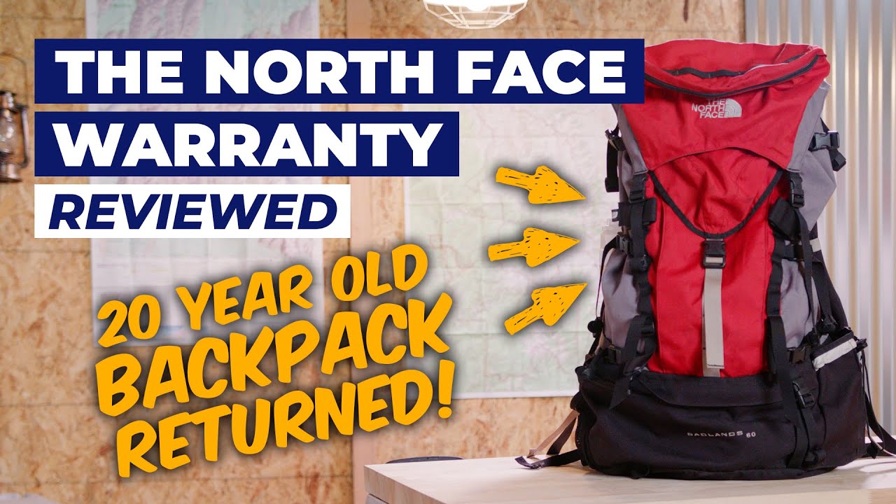 herhaling Recyclen Lao The North Face Warranty (Review) – Returning a 20 Year Old Backpack! -  YouTube