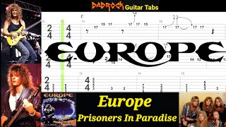 Download Lagu Prisoners Of Paradise - Europe - Guitar + Bass TABS Lesson MP3