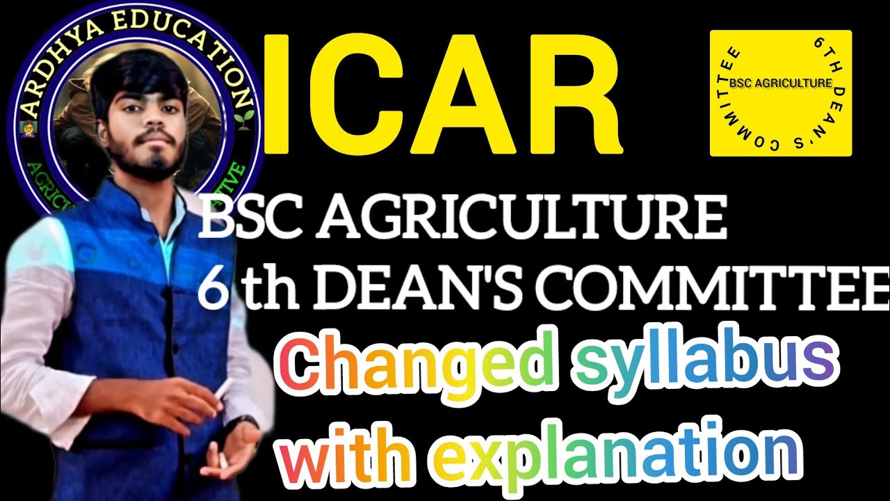 # BSC agriculture 6th dean's committee|| syllabus of 6th dean's ...