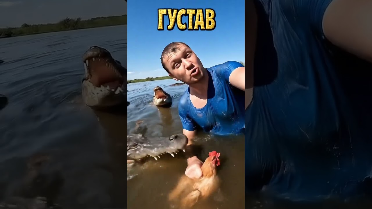 Густав: Тайна Крокодила-Демона, Пожирающего Людей! 