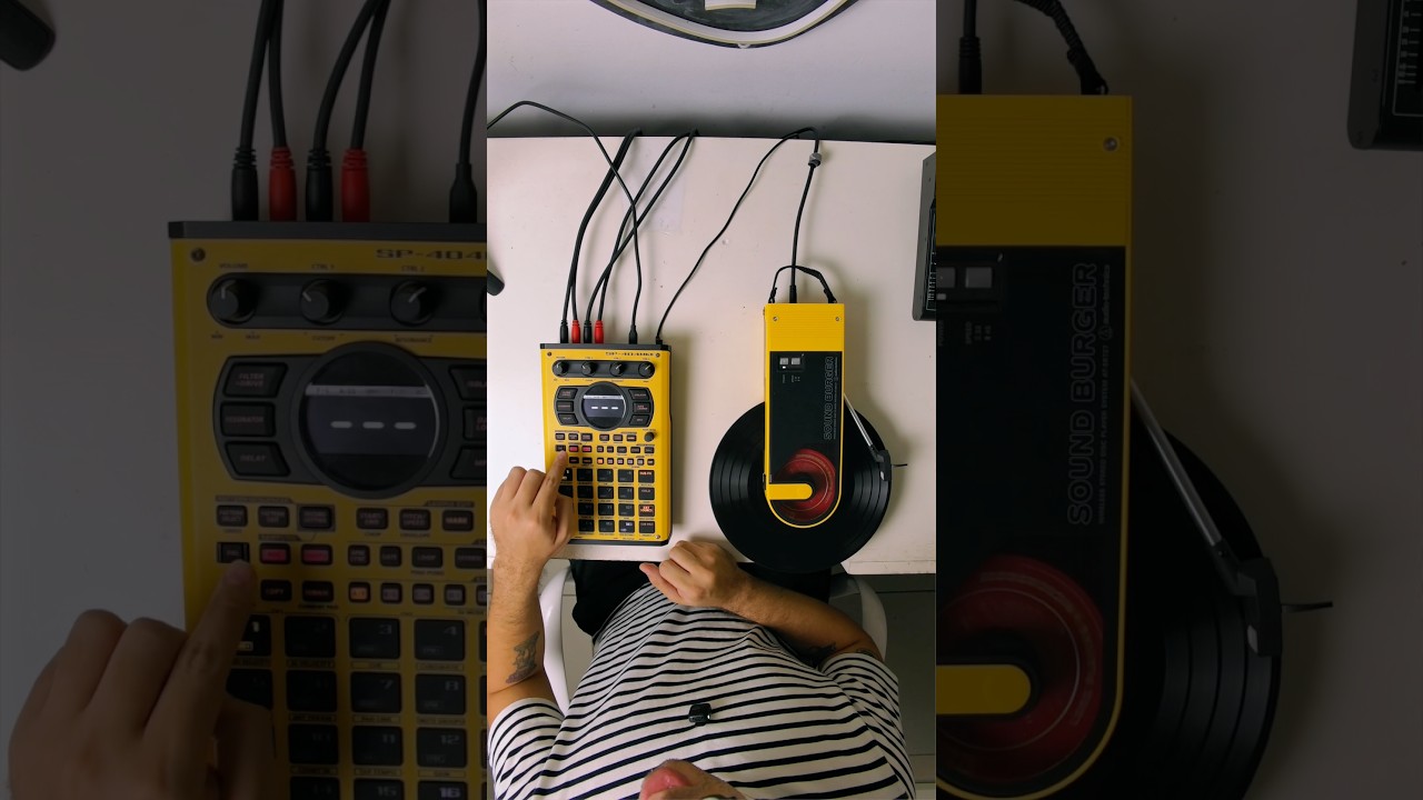 Esto es lo que utilizo para hacer beats sampleando viniles #sp404 #beatmaking #vinyl #beat #sp404mk2