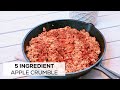 5 Ingredients | Recipes for Breakfast | Apple Crumble Recipe