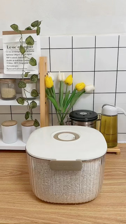 🧺 Tempat Beras Transparan Link Pembelian dibio no 319 ya.☺️ #racunshopee #shortvideo #shorts