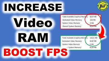 Increase VIDEO RAM GRAPHICS Without Any Software | BOOST FPS Increase PC Performance