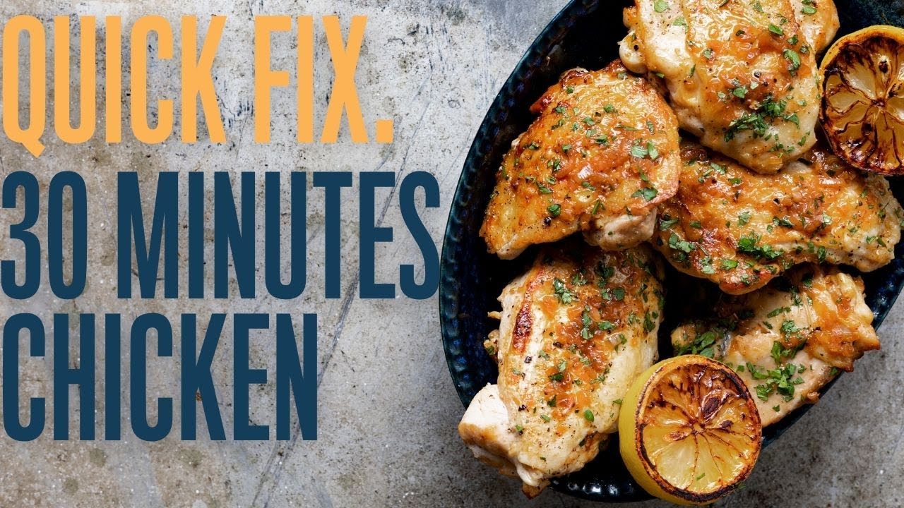 ⁣Easy and tangy saute chicken ready in 30 minutes
