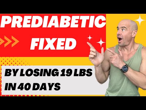 Fast40 weight loss program- Pre-diabetic fixed by losing 19 pounds in 40 days blood tests results.