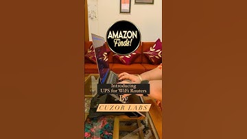 Mini UPS for WiFi Router By @CuzorLabs @AmazonInOfficial #technology #amazonfinds #wifi #router