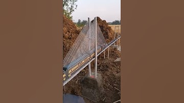 test construction of mini cable stayed bridge