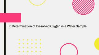 STK 1211: EXP 2_WATER ANALYSIS - SUSPENDED SOLIDS AND DISSOLVED OXYGEN