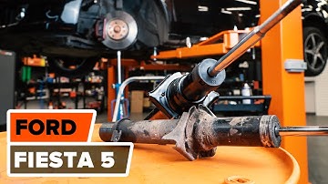 How to change shock absorber on FORD FIESTA V Van [TUTORIAL AUTODOC]