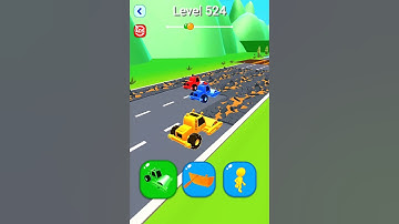Shape Shifting Funny Race Level 524 - Android GamePlay