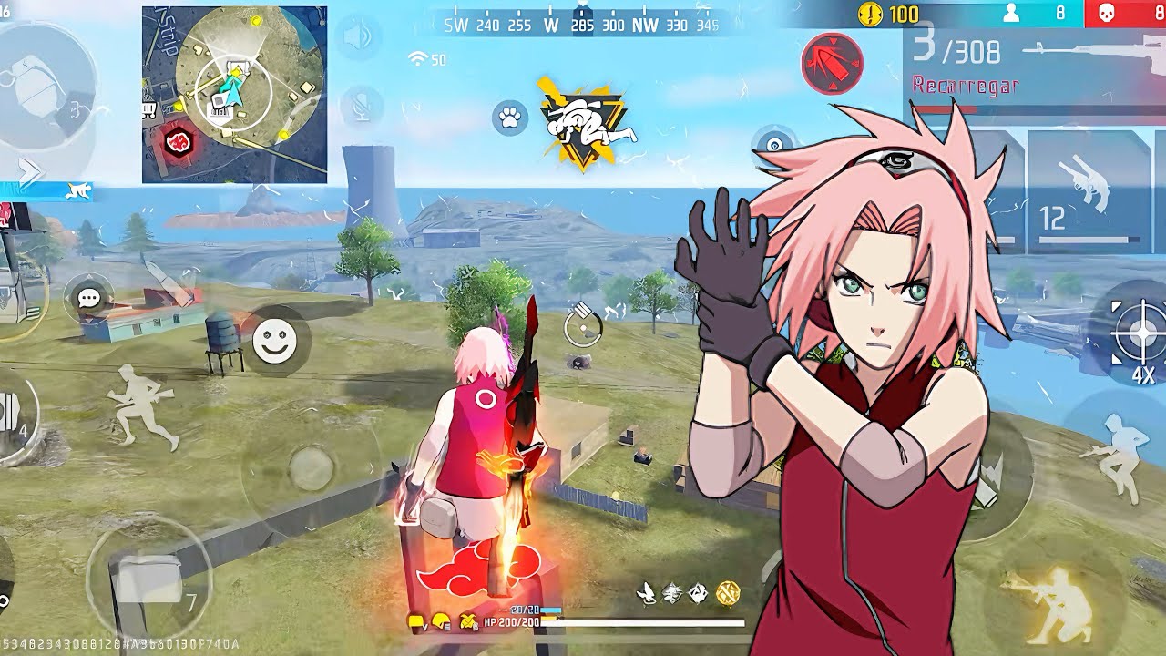 فري فاير قاتل بأسلوبك ساكورة ملكة الأسطح الغراند ماستر ! 