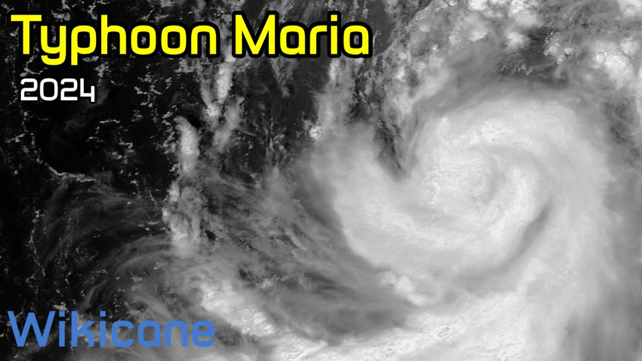 Track Animation of Typhoon Maria [2024] - YouTube