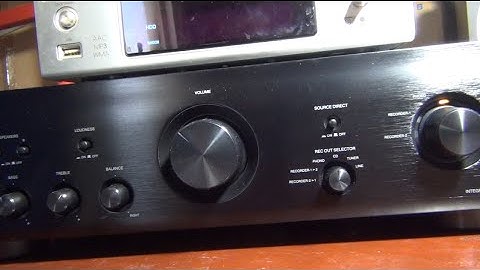 Denon PMA 710AE Amplifier unpacking
