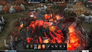 [TSM]Gamehunter on Vamana Penta kill vs. Dignitas @SmiteLaunch