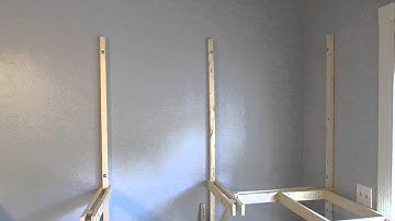 Video 1 - Pt. 5: Alvaville HO Scale Model Railroad - Bench Work Installation