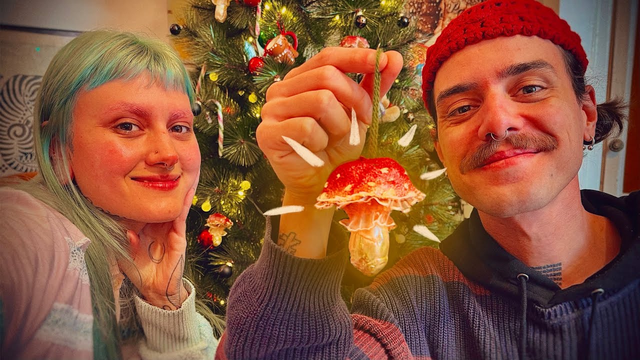 vlog montando o pinheirinho + artvlog como fazer cogumelos para decorar 🍄🎄✨