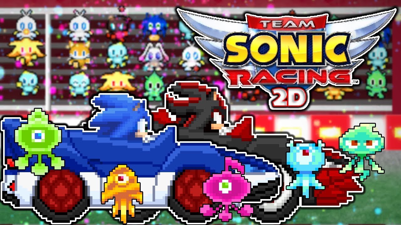 Team Sonic Racing 2D Gameplay Fan game - YouTube