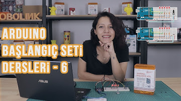 Arduino Başlangıç Seti Dersleri - 6 (Potansiyometre kullanımı ve LDR ile ışık seviye göstergesi )
