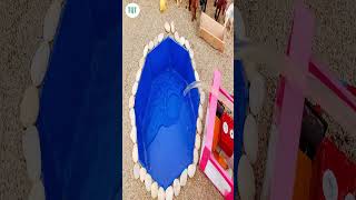 DIY farm diorama and animal barn #shorts #craft #tricks #diyminitractor #diyprojects #diorama