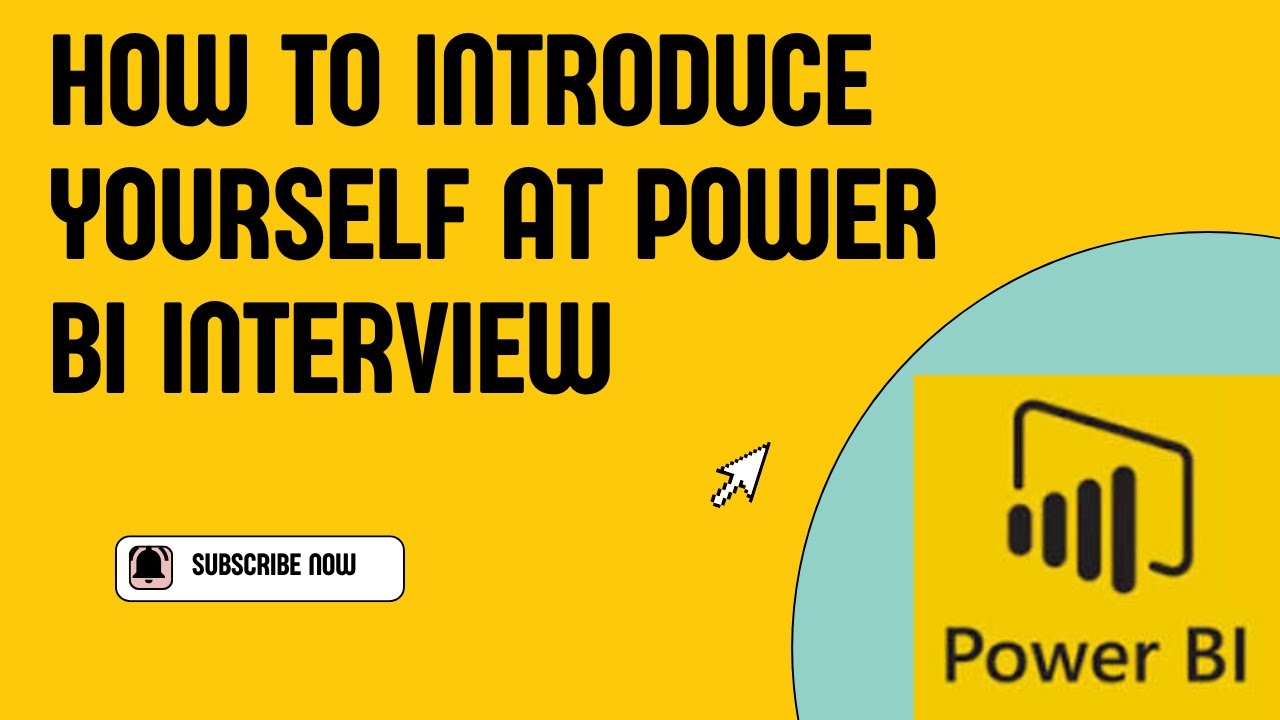 Introduce Yourself at Power BI/Data Analytics Interview