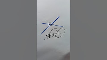 How to sign Ravi name signature? ✍️ #signature #shorts