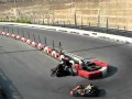 Mini Kart Driver Goes Crazy