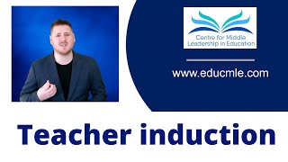Teacher induction importance!