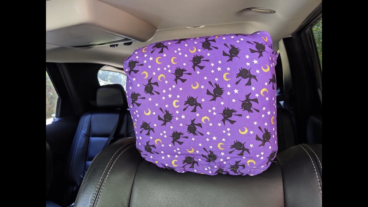 DIY Car Headrest Covers \\ With a Witchy Twist 