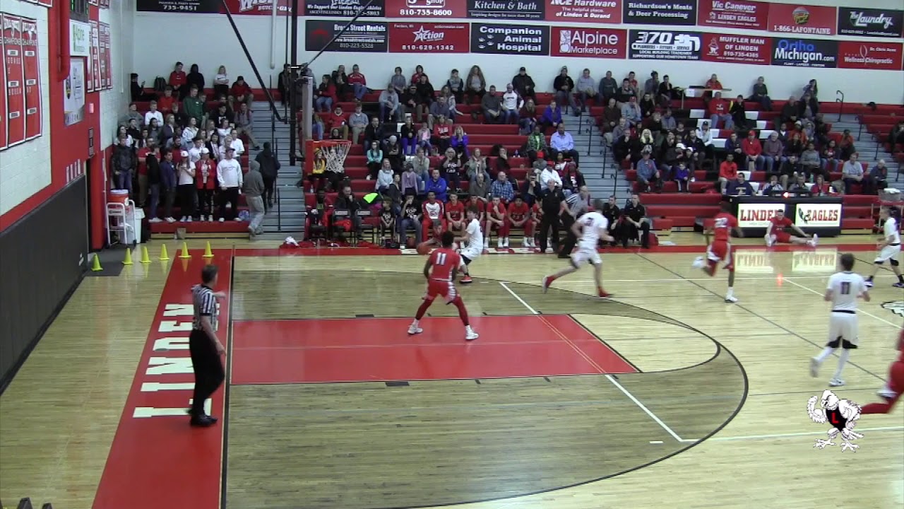 Linden Boys Basketball vs Swartz Creek 12318 YouTube