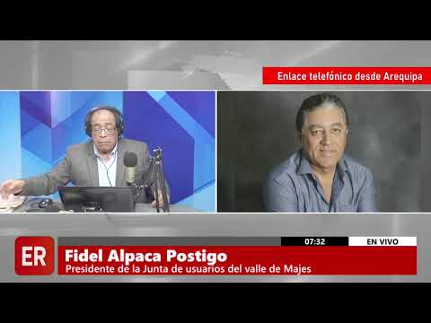 ENTREVISTA A FIDEL ALPACA, PRESIDENTE DE LA JUNTA DE USUARIOS DEL VALLE DE MAJES
